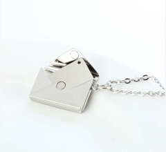 Heart Envelope Pendant Necklace