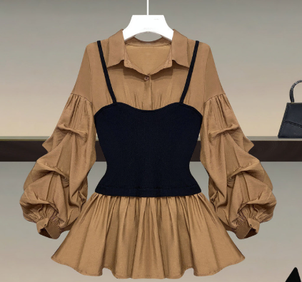 Two-Piece Shirt Top