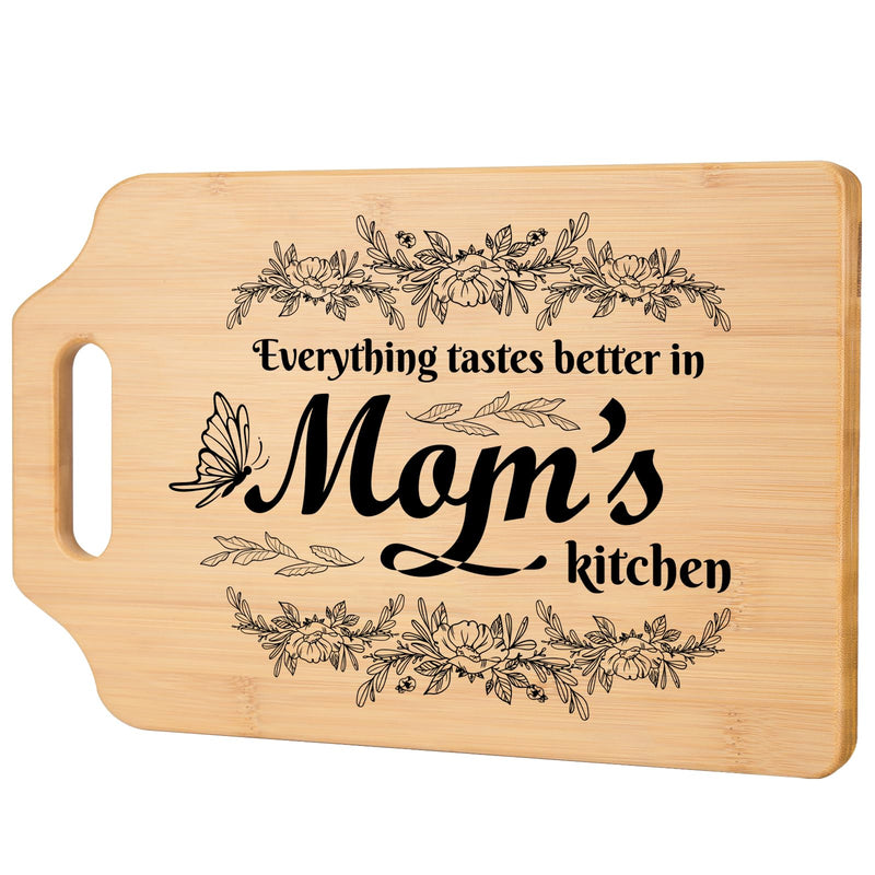 Gifts for Mom Engraved Bamboo Cutting Board Mom Gifts 12