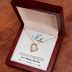 To My Mother, From Son Forever Love Necklace