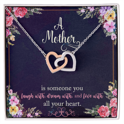 A Mother Interlocking Hearts Necklace