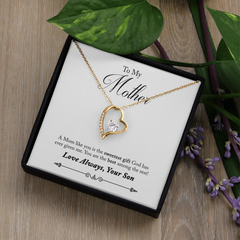 To My Mother, From Son Forever Love Necklace