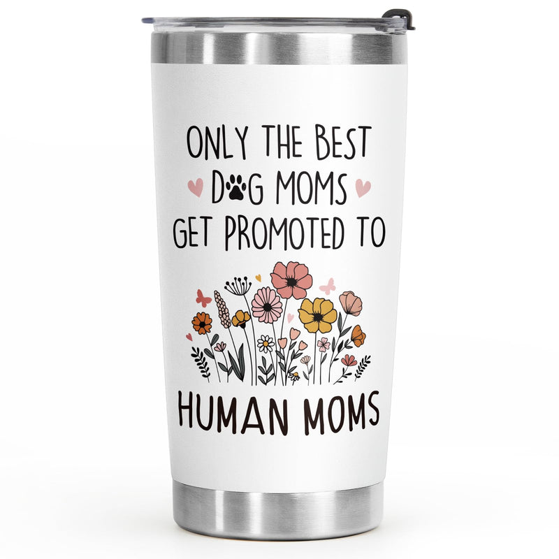 BaubleDazz New Mom Gifts for Women Pregnancy Must Haves Funny Dog Mom Gifts 20 oz Stainless Steel Tumbler Pregnancy Gifts for Expecting Mom Gifts for New Mom Mom to be Gift