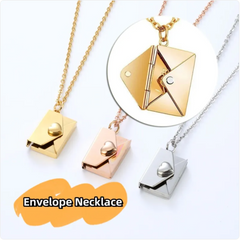Heart Envelope Pendant Necklace